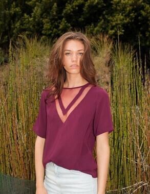 GAT RIMON Viva Blouse sz S/M